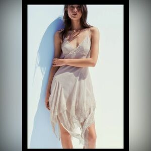 ZARA COMBINATION LACE DRESS